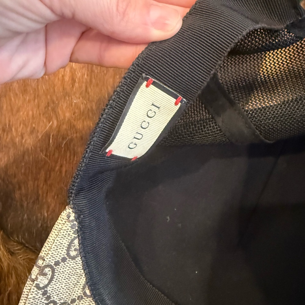 Gucci King Snake Coated Canvas Trucker Hat - Picture 6 of 6
